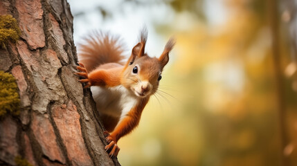Close Up Of A Red Squirrel