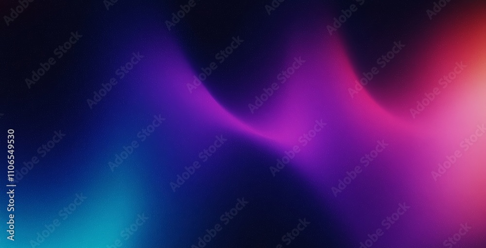 Fototapete Vibrant Color Gradient Abstract Background with Smooth Texture and Dynamic Light Flow