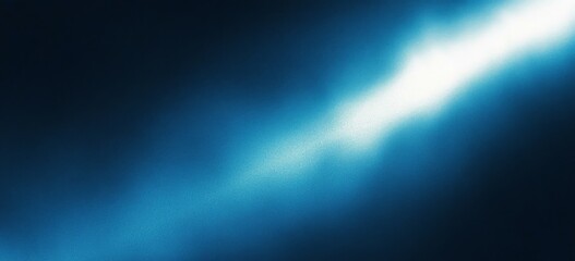 Fototapeta premium Abstract Dark Blue and Bright Blue Gradient Glowing Light Ray Minimalist Digital Art Background Design