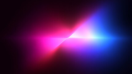 Abstract Gradient Background with Neon Pink and Blue Lights