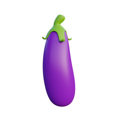 3d rendered illustration of a eggplant