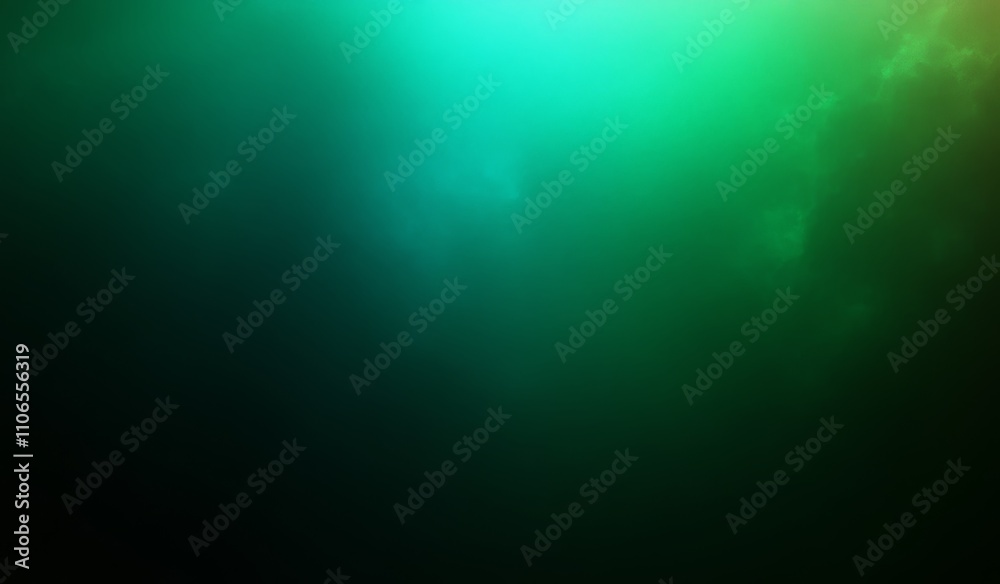 Poster Gradient Background with Dark Teal to Bright Green Transition Soft Texture Minimal Design
