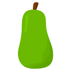 papaya illustration 