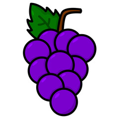 illustration of grapes