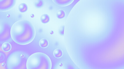 Water drops on gradient background bubble color concept graphic for illustration