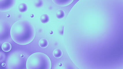 Water drops on gradient background bubble color concept graphic for illustration