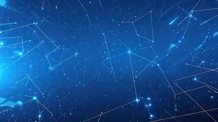 Abstract Blue Network Constellation Design