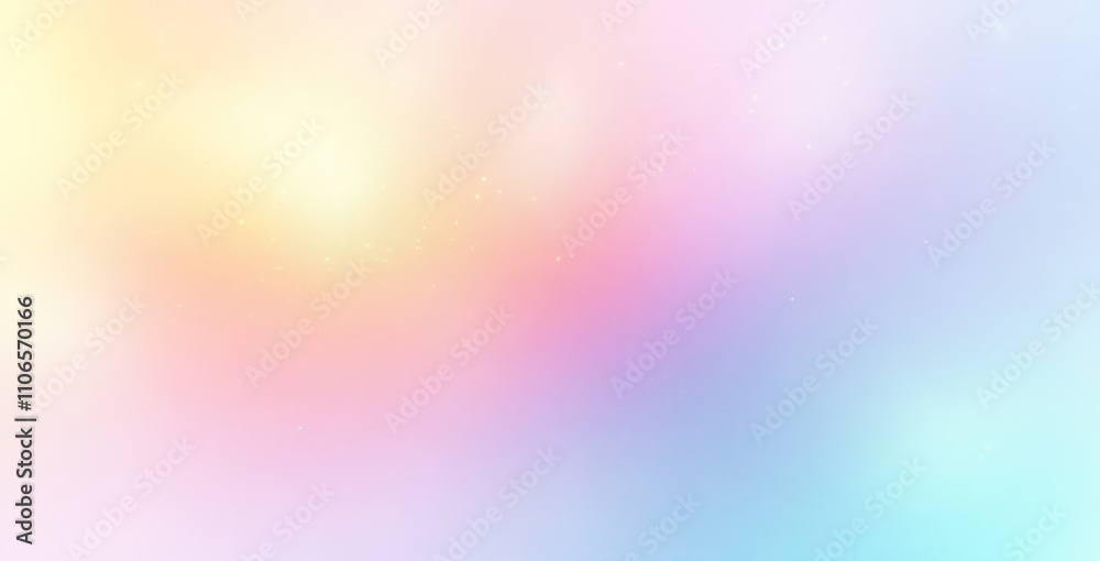 Poster pastel gradient background abstract light blue pink yellow digital watercolor soft smooth texture de
