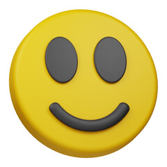 emoji 3d icon isolated on the white background