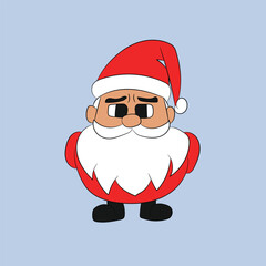 happy holiday christmas design santa