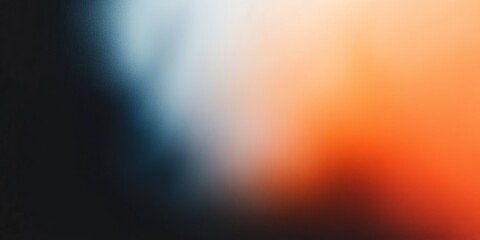 Obraz premium Gradient Background with Orange Band Minimalist Abstract Design Smooth Blend