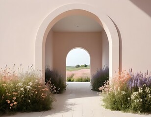 Fototapeta premium arch in the garden