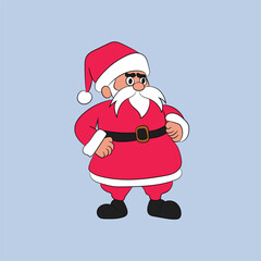 happy holiday christmas design santa