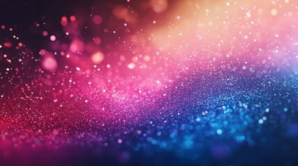 Obraz premium Abstract Glittering Background With Pink And Blue Hues