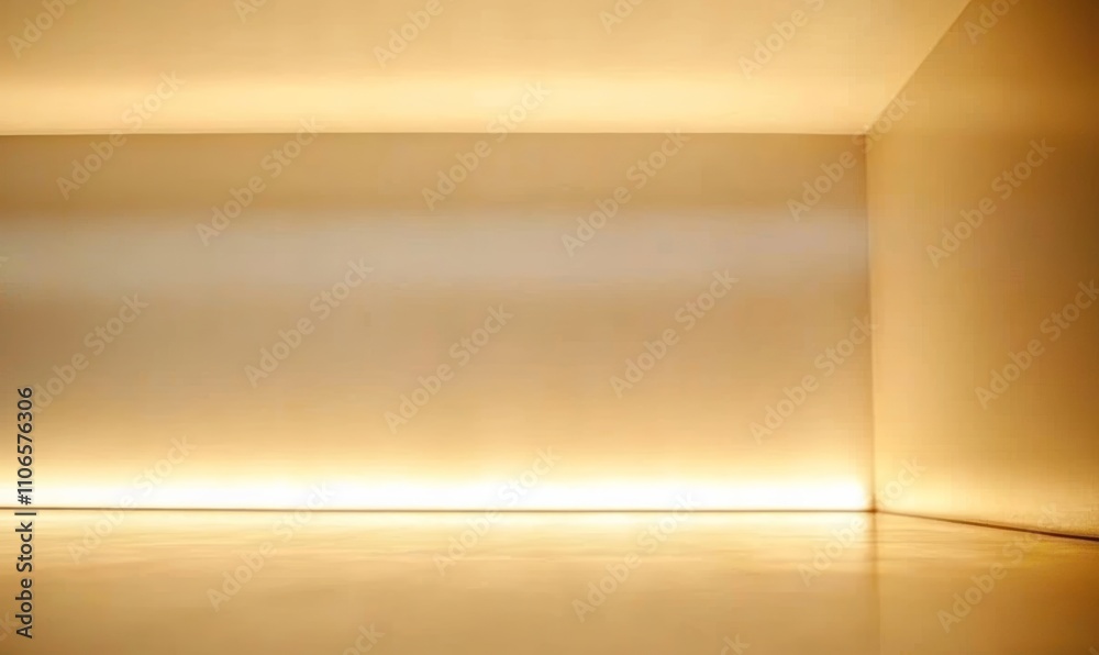 Leinwandbilder minimalist beige background for product display with soft lighting and smooth texture