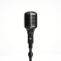Fototapeta premium Microphone isolated on white background