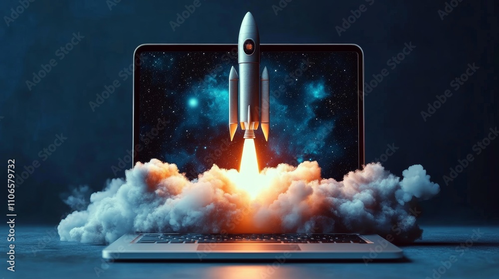 Aufkleber startup business technology innovation digital launch growth strategy collaboration efficiency produ