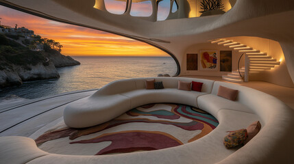 Modern building interior