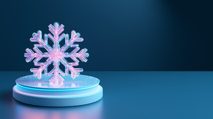 Clear snowflake