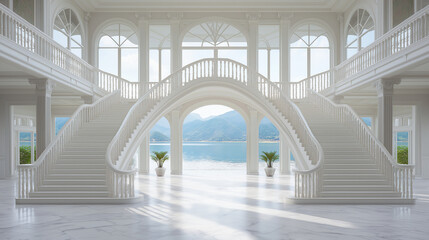 Modern building interior