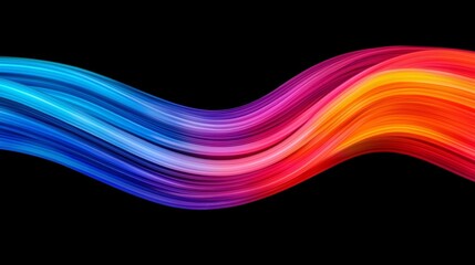 Illuminated fiber optic strands flowing light patterns digital art abstract environment striking visual concept