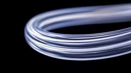 Illuminated fiber optic cables representing seamless connectivity in modern technology environment