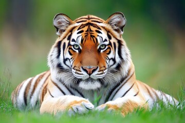 Fototapeta premium photo dazzling tiger