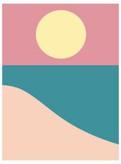 abstract boho aesthetic, beautiful wall decor, boh background.