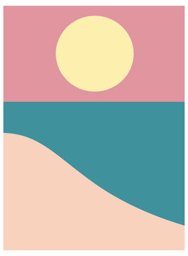 abstract boho aesthetic, beautiful wall decor, boh background.