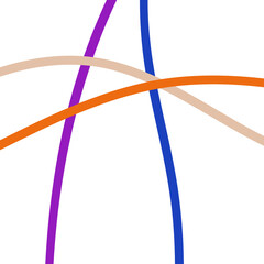 Abstract Colorful Line Design