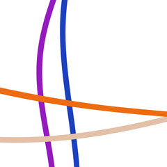 Abstract Colorful Line Design