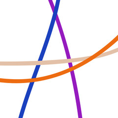 Abstract Colorful Line Design