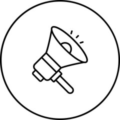 Fototapeta premium Loud Speaker Icon