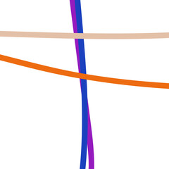 Abstract Colorful Line Design
