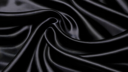 Fototapeta premium Fabric, Texture, Abstract, Monochrome, Elegance, Luxury, Drape, Satin, Silk, Darkness, Shadow, Curve, Flow, Movement, Depth, Contrast, Geometry, Pattern, Minimalist, Artistic, Dramatic, Mysterious, Se