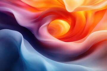 Fototapeta premium a vibrant dynamic abstract wallpaper, featuring swirling colors and shapes that evoke movement and energy, creating an engaging backdrop that inspires creativity and imagination