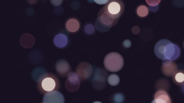 ノスタルジックな雰囲気の玉ボケ　ループ　フラッシュ