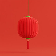 Obraz premium red chinese lantern