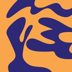 Retro Swirl Abstract Background