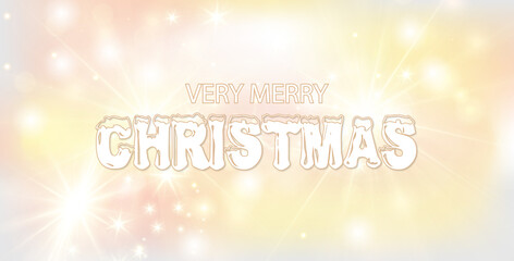 New Year and Christmas Background with Soft Colorful Sparkle