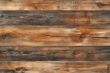 Fototapeta premium Wood texture background with visible grains and knots, capturing the rustic and natural feel of the material.