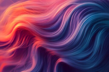 Obraz premium Hair style, color, shampoo model, Generative AI