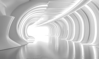 Naklejka premium Tunnel corridor architecture