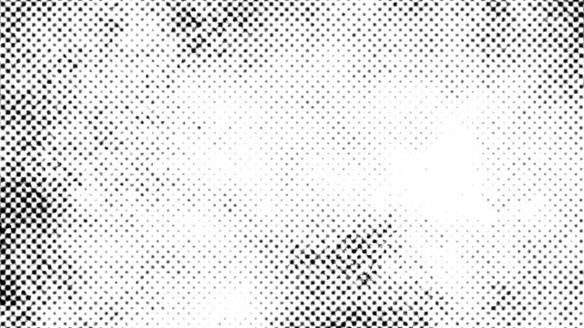 Halftone style textures animation
