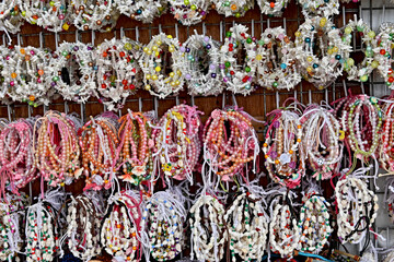 Bead and shell bracelets at a tourist shop at Borocay, Philippines_DSC_1681.