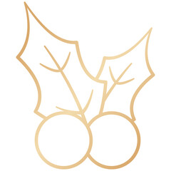 Holy Berry Gold Line