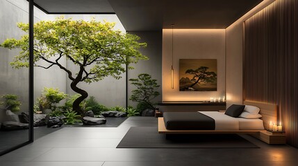 A luxury spa with a tranquil ambiance, soft lighting, aromatic candles, and plush towels, creating a peaceful and relaxing environment. Ultra-Realistic, Photo Realistic, highly detailed, 