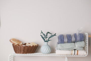 Transform your bathroom into a serene escape with calming decor and natural elements