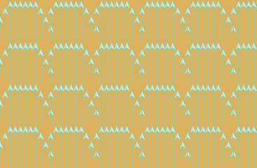 Seamless strict geometric pattern in form of circles of different diameters of brown color. Vector illustration