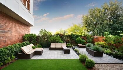 Outdoor Elegance: Top View Icons for Patio Layouts